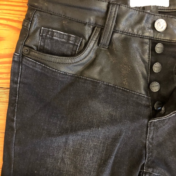 Current Eliot jeans with leather top - Picture 4 of 5